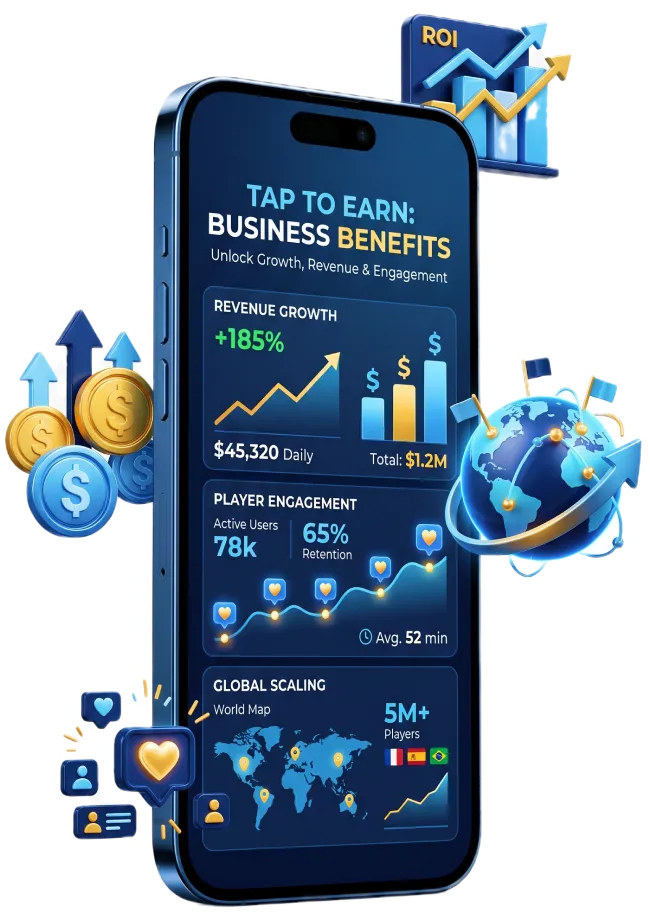 Business Benefits of Developing a Tap to Earn Game Business Benefits of Developing a Tap to Earn Game