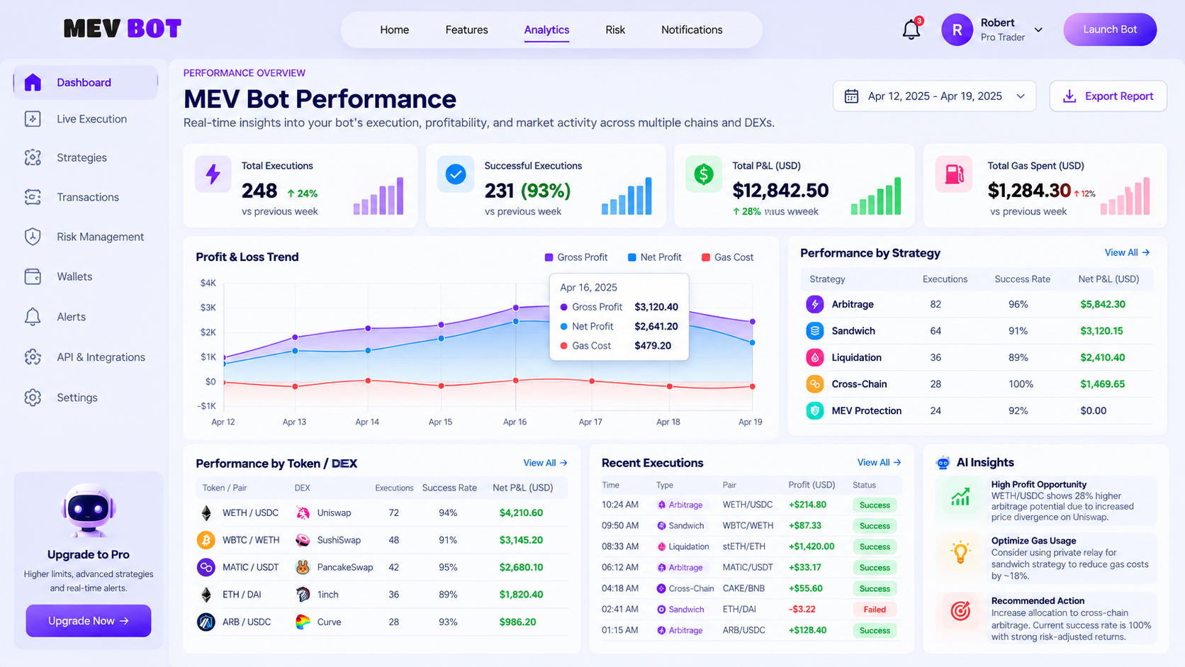 Transaction Monitoring Interface preview